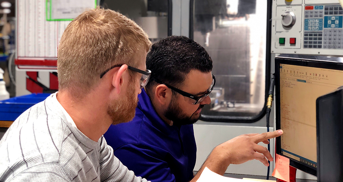 Engineering and machining team
